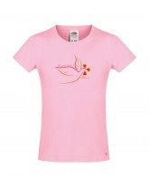LAURA Tee shirt catholique pour fille avec la colombe de l'Esprit Saint