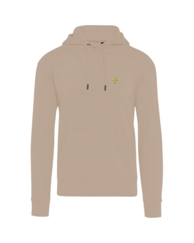 Sweat Emeric pour homme brodé Fleur de Lys Sable