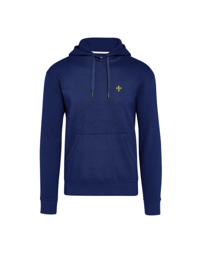 Sweat Emeric pour homme brodé Fleur de Lys Marine