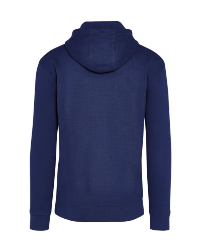 Sweat Emeric pour homme détail broderie Fleur de Lys sur marine