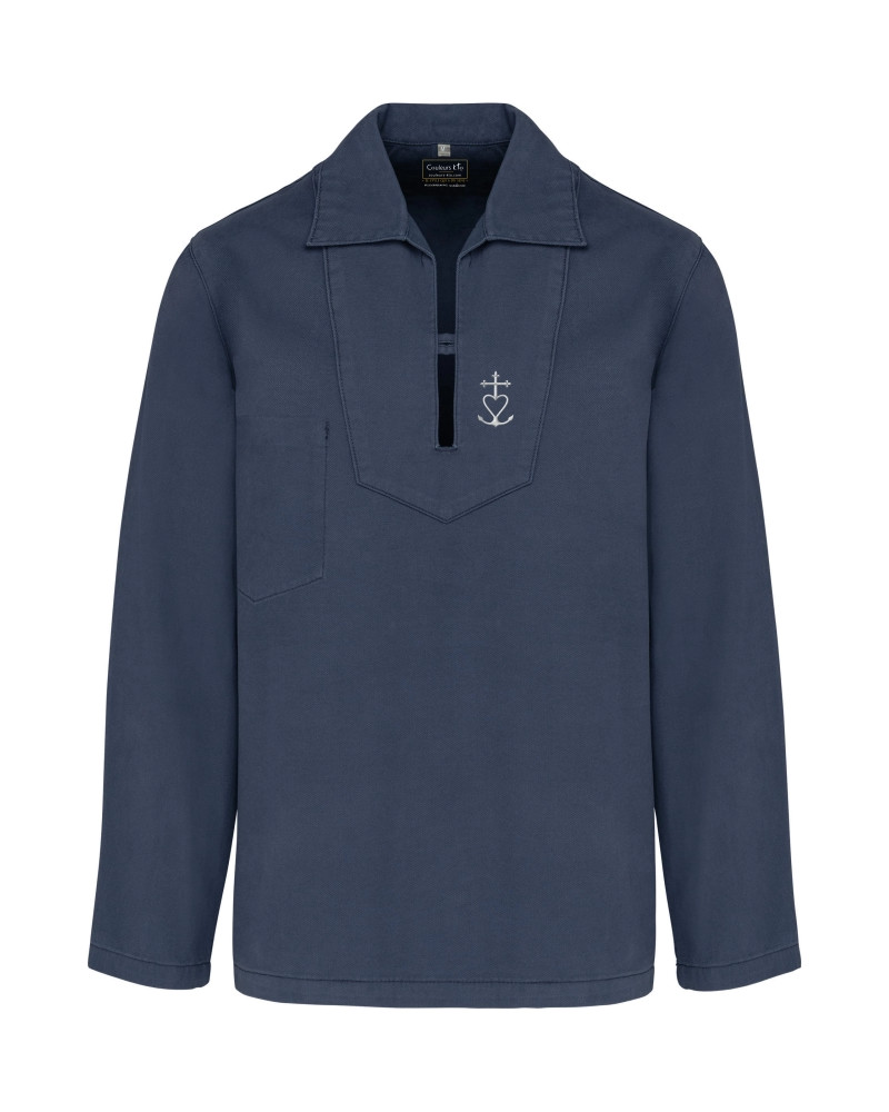 Vareuse  adulte marine Frédéric croix de méditerranée