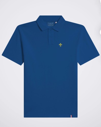 Polo enfant Cotignac fabriqué en France fleur de lys brodée