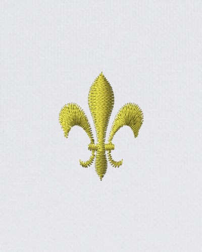 Polo enfant Cotignac fabriqué en France fleur de lys brodée