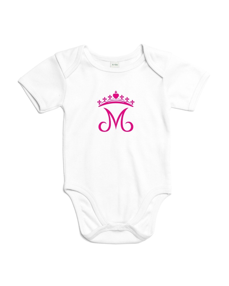 AGATHE Body bébé avec couronne mariale fleurdelisée